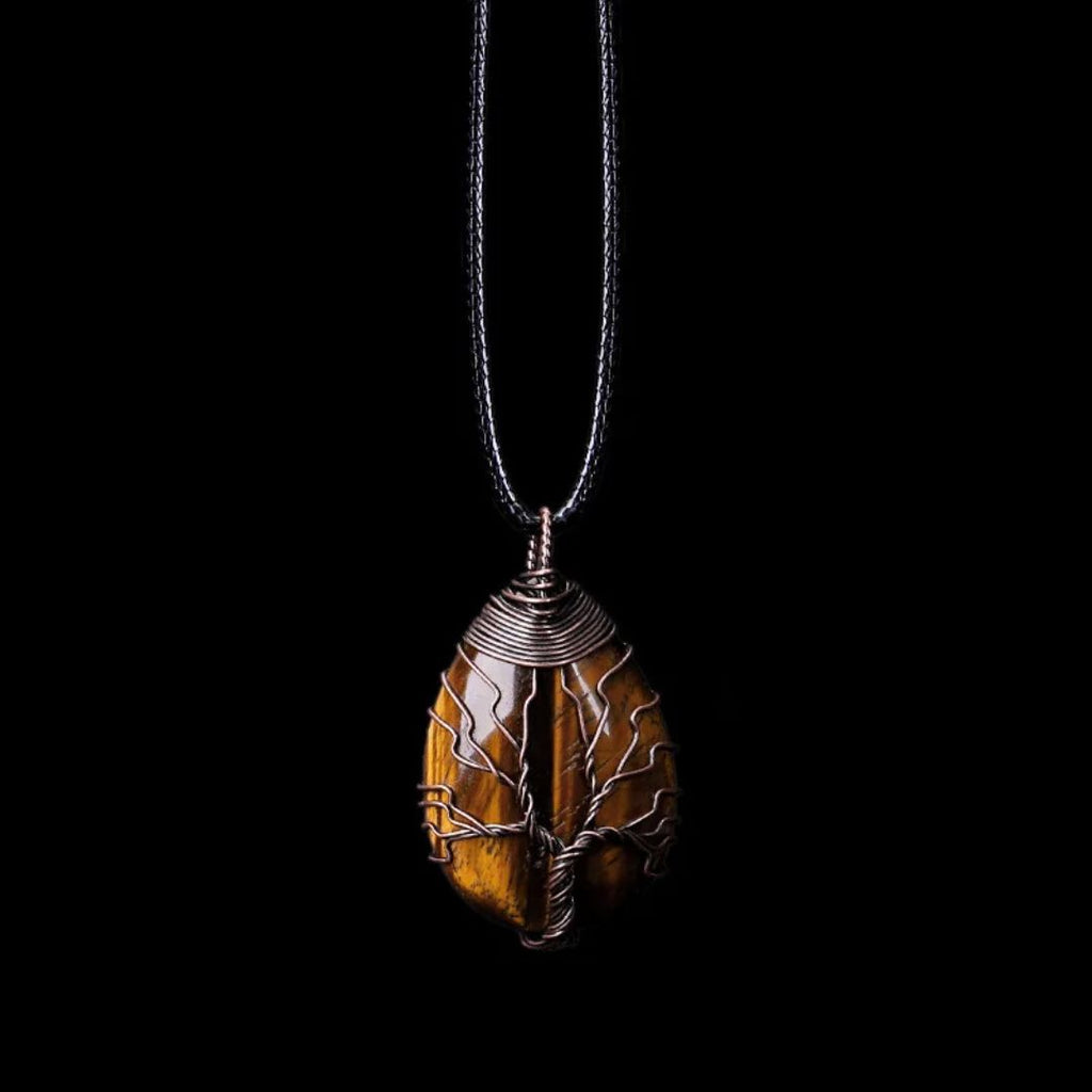 Yggdrasil Realms Crystal Pendant