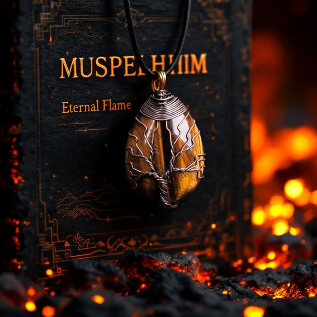 Yggdrasil Realms Crystal Pendant