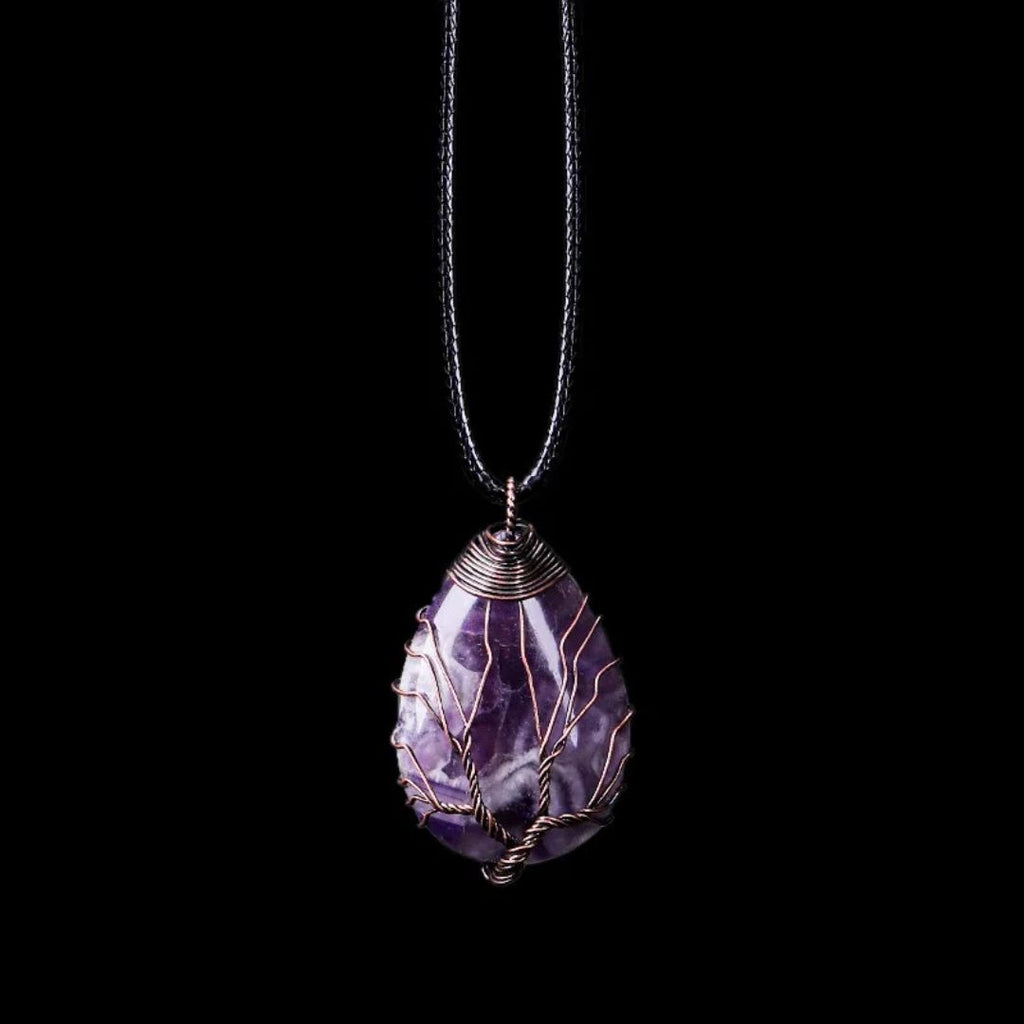 Yggdrasil Realms Crystal Pendant