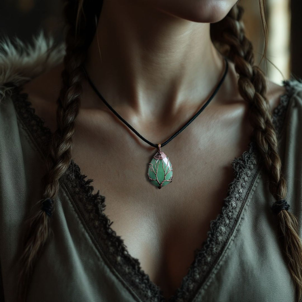 Yggdrasil Realms Crystal Pendant
