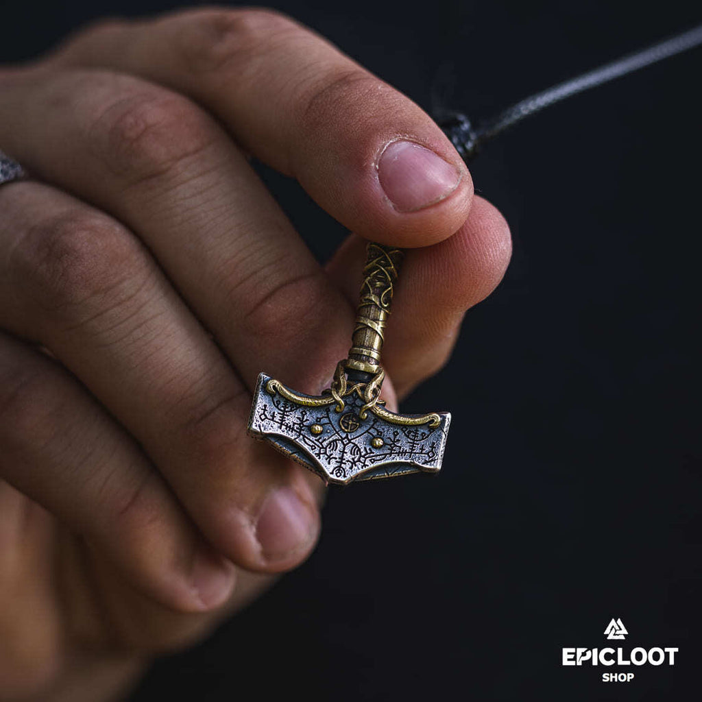 925 Silver Thor's Hammer Necklace