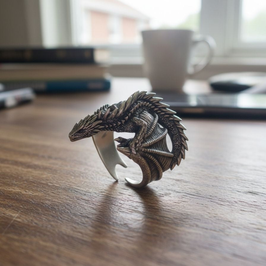 Nidhogg Dragon Ring - Viking Ring | Epic Loot Shop