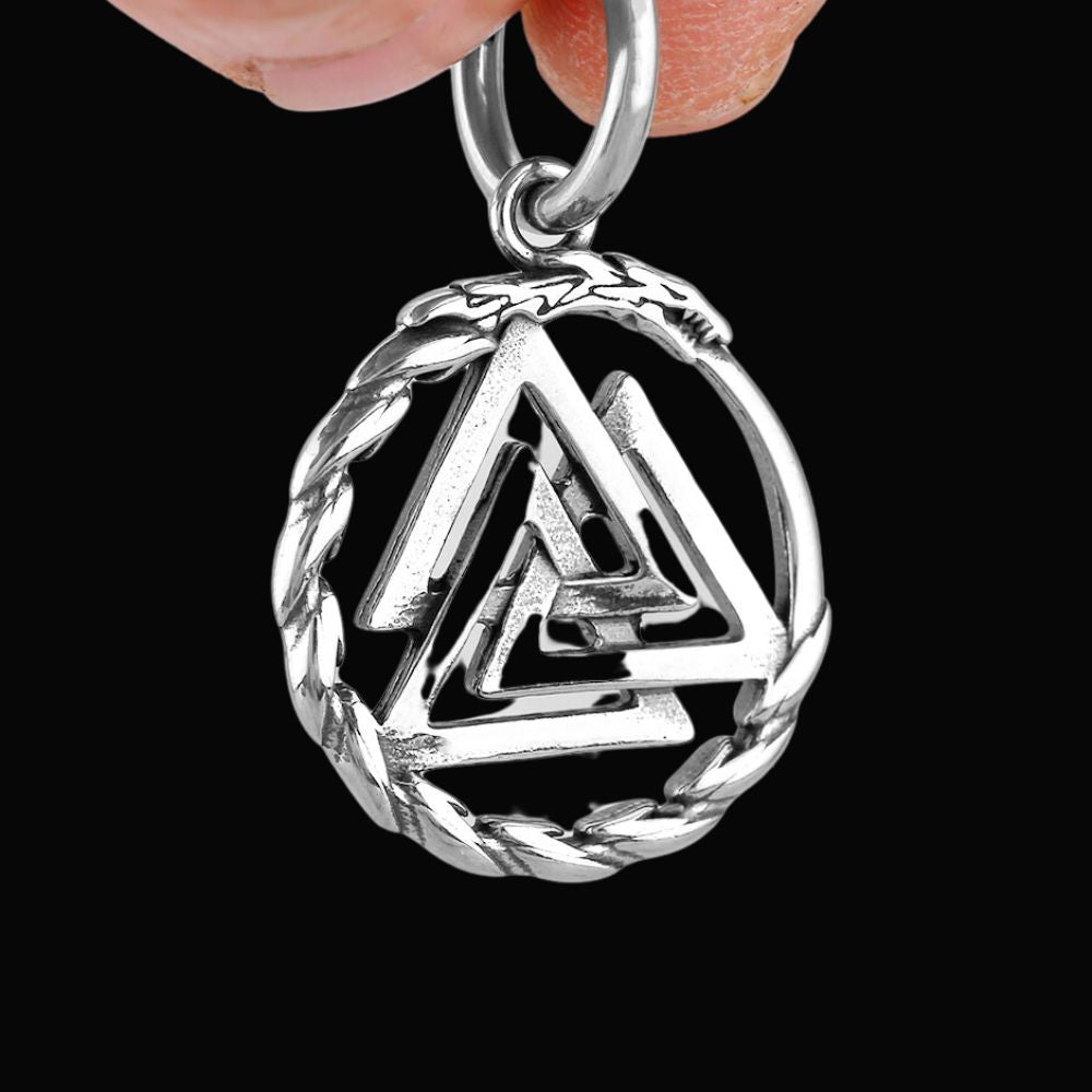 Valknut Symbol Viking Earrings - Viking Jewelry For Men | Epic Loot Shop