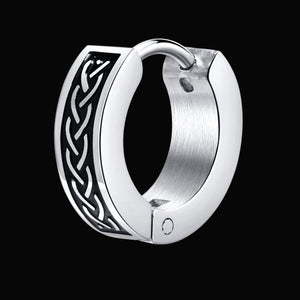 Celtic Knot Mens Viking Earrings