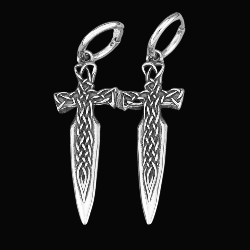 Nordic Sword Viking Earrings