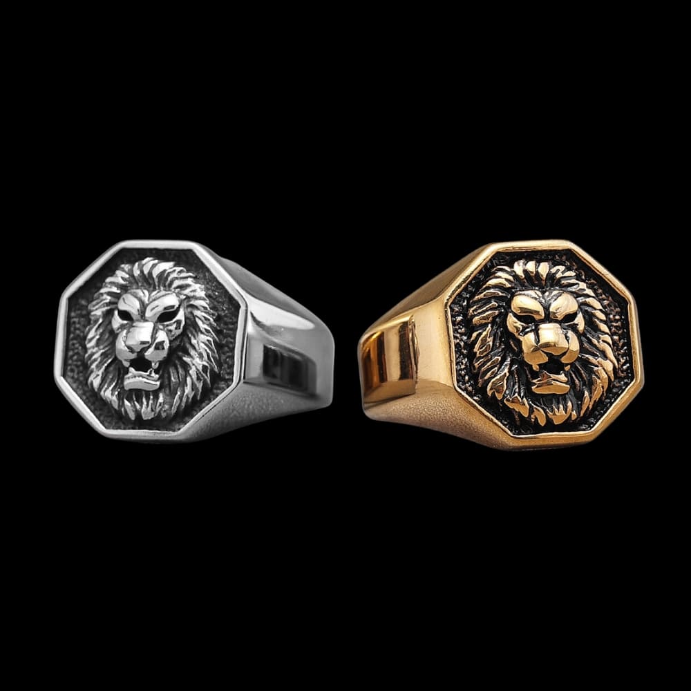 Ancient Greek Lion Valor Ring