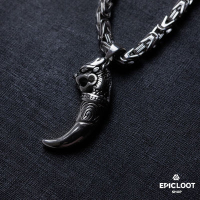 Massive Fenrir Wolf King Chain