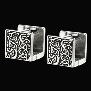 925 Silver Vintage Nordic Style Viking Earrings