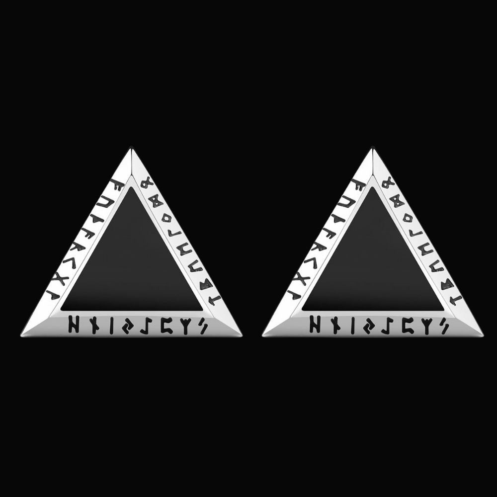 Nordic Runes Viking Earrings