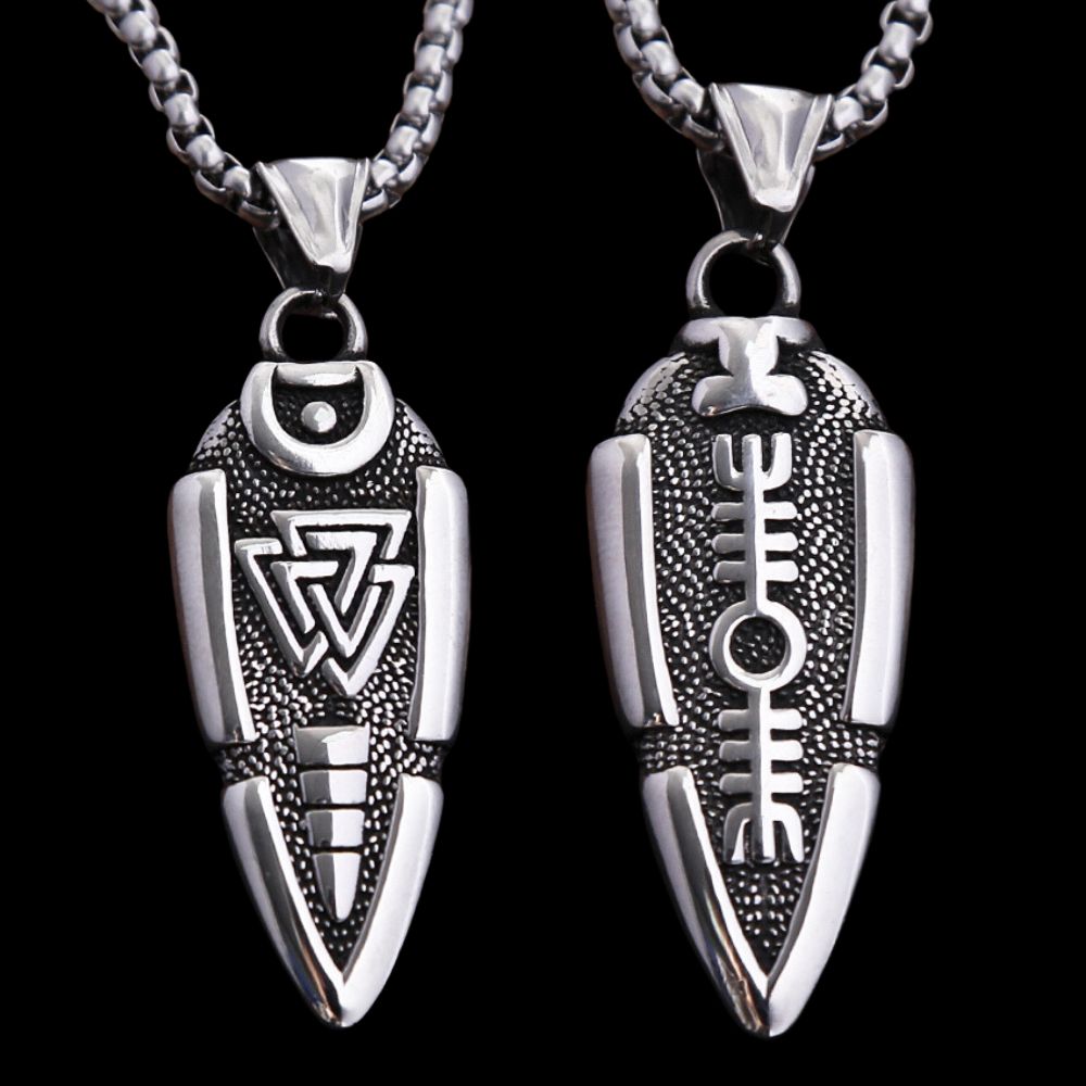 Odin's Protection Rune Pendant Necklace
