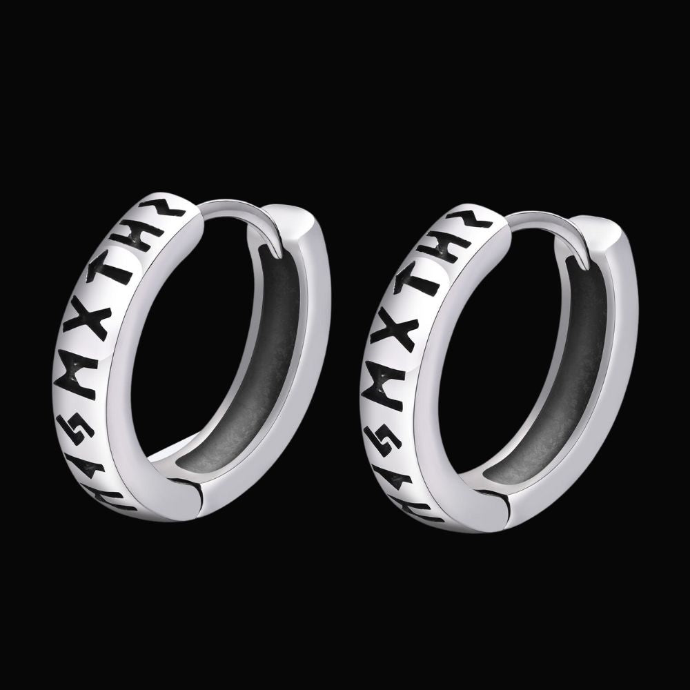 Old Norse Runes Viking Earrings