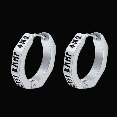 Runic Letter Viking Earrings