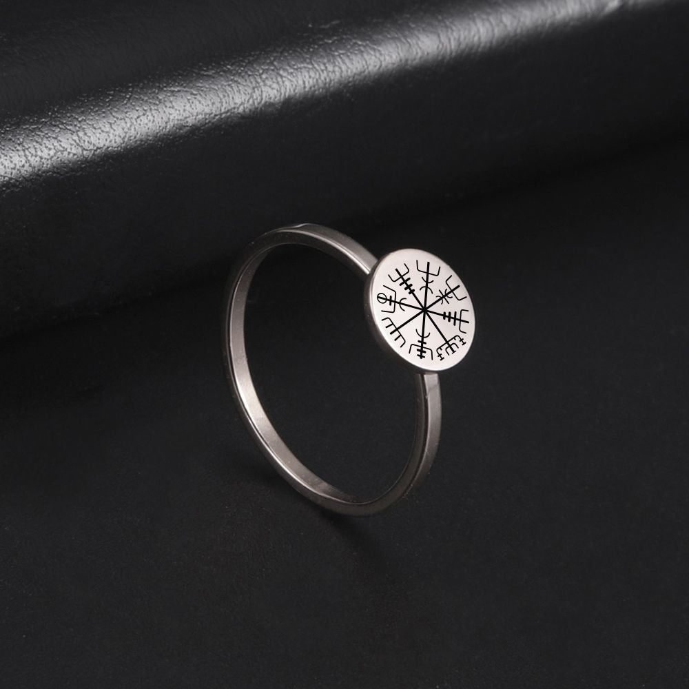 Vegvisir Viking Ring for Women