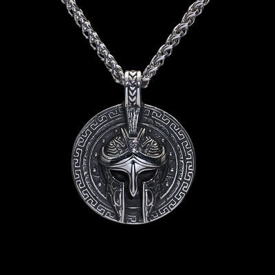 Collana con Ciondolo Guerriero dell'Antica Grecia