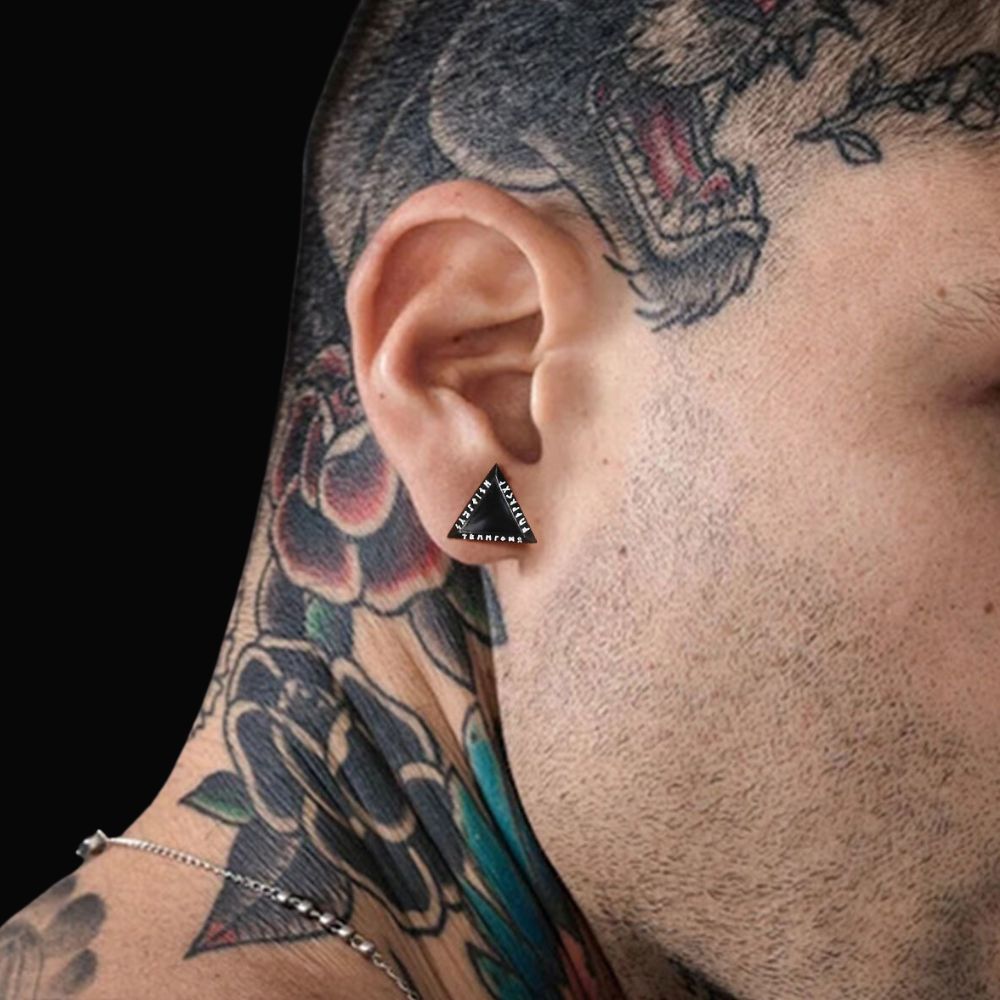 Nordic Runes Viking Earrings