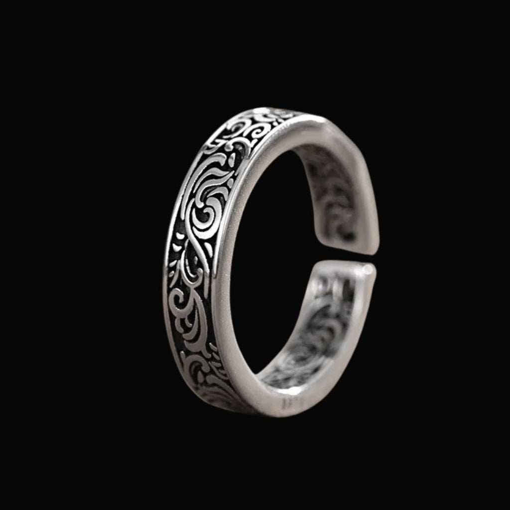 Frostfire Band - Norse Women's Ring - Detailed View | Epic Loot Shop