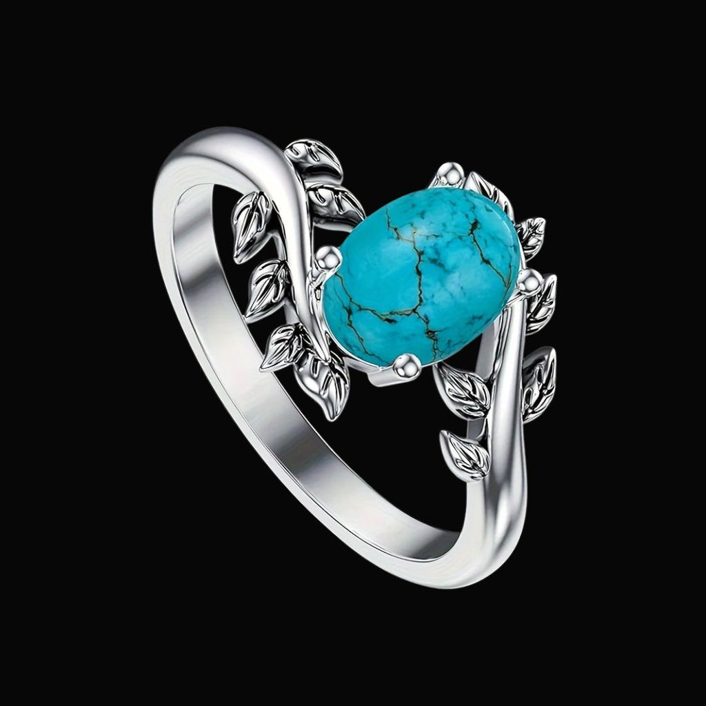 Elven Riverstone Ring - Norse Women's Ring - Detailed View | Epic Loot Shop