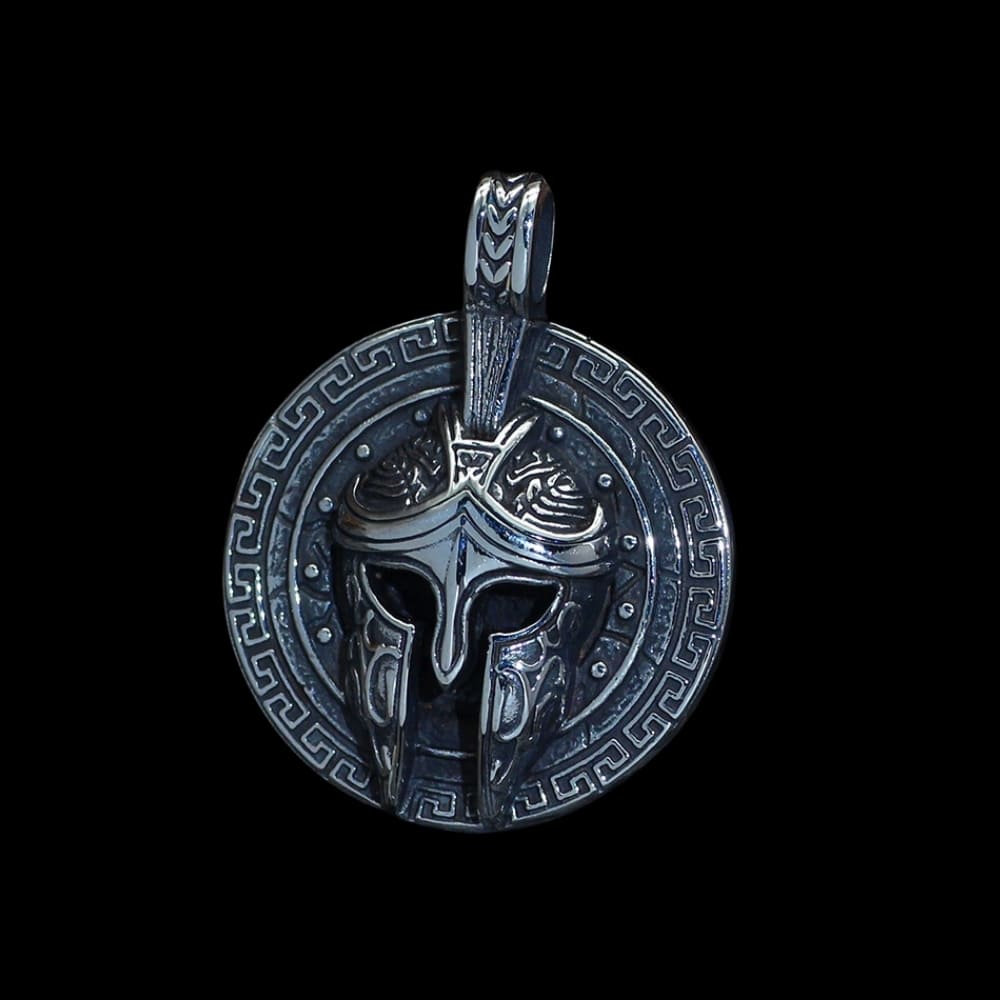 Ancient Greek Warrior Pendant Necklace