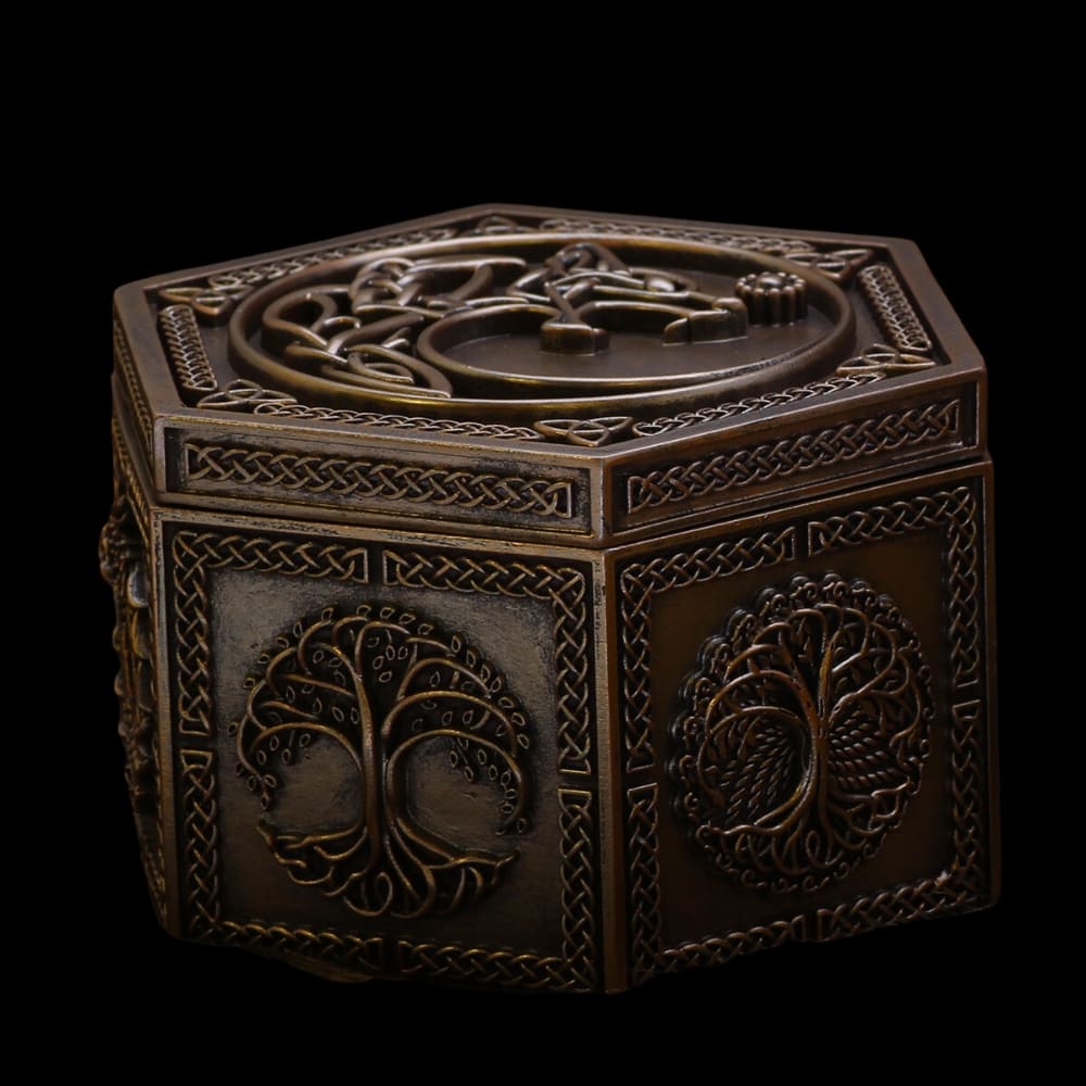 Fenrir's Handcrafted Norse-Inspired Jewelry Box