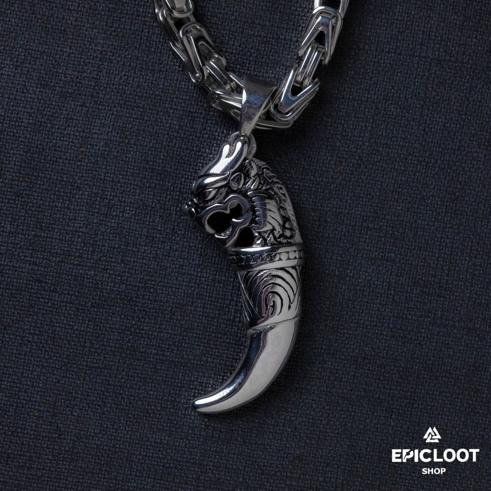 Massive Fenrir Wolf King Chain