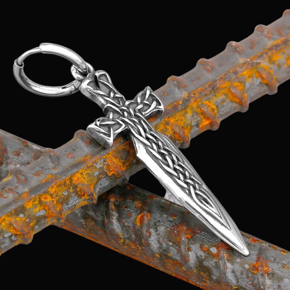 Nordic Sword Viking Earrings