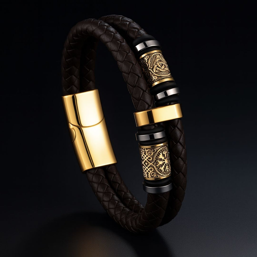 Runekeeper Bracelet - Viking Bracelet - Detailed View | Epic Loot Shop