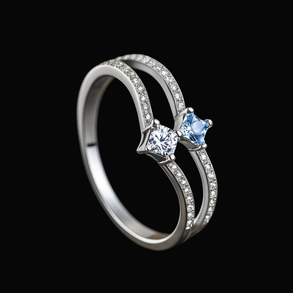 Lágna Tear Ring - Norse Women's Ring - Detailed View | Epic Loot Shop