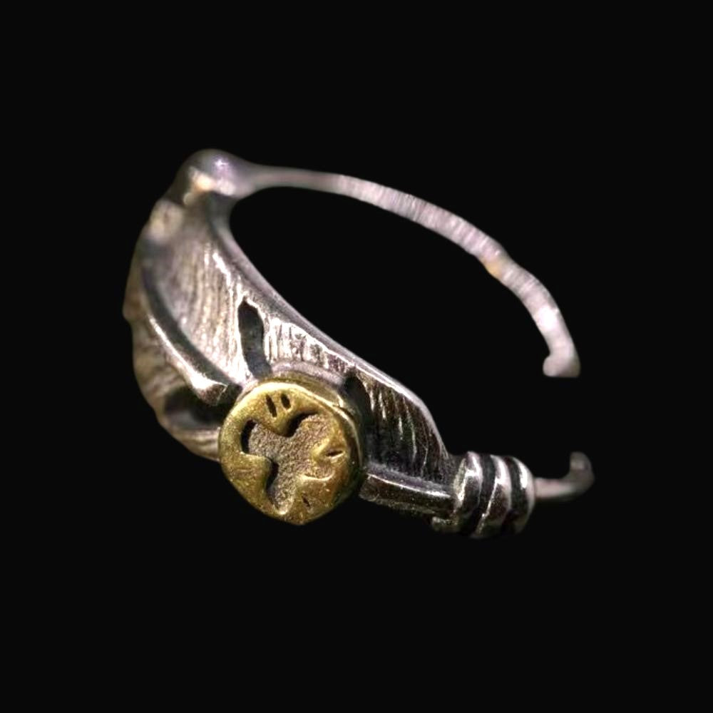Norse Raven Feather Viking Earrings - Viking Jewelry For Men - Detailed View | Epic Loot Shop
