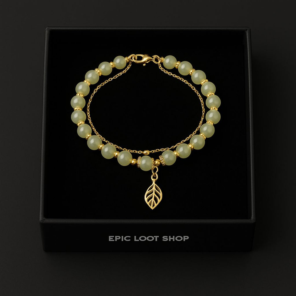 Lรญfโs Whisper Bracelet ๐ฟ - Norse Women's Bracelet - Detailed View | Epic Loot Shop