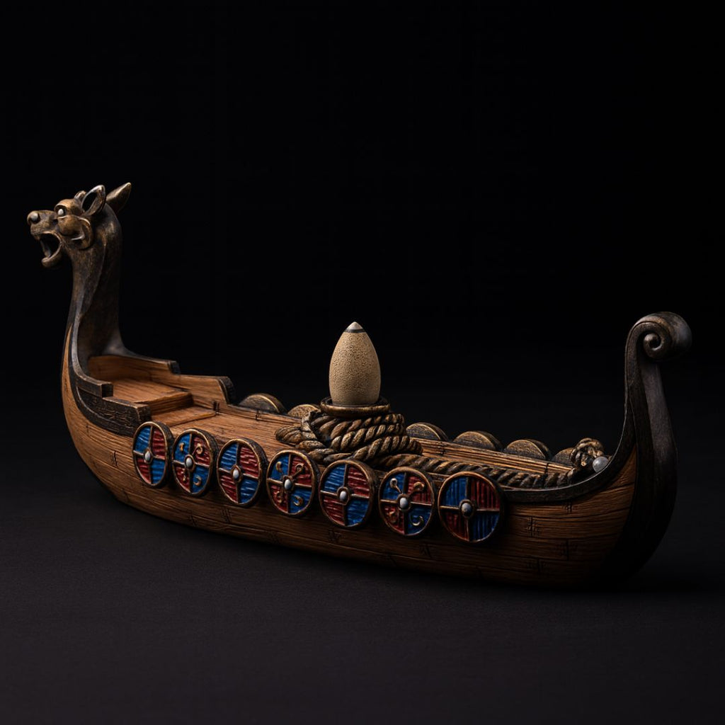 Incense Burner Viking Drakkar Long Ship