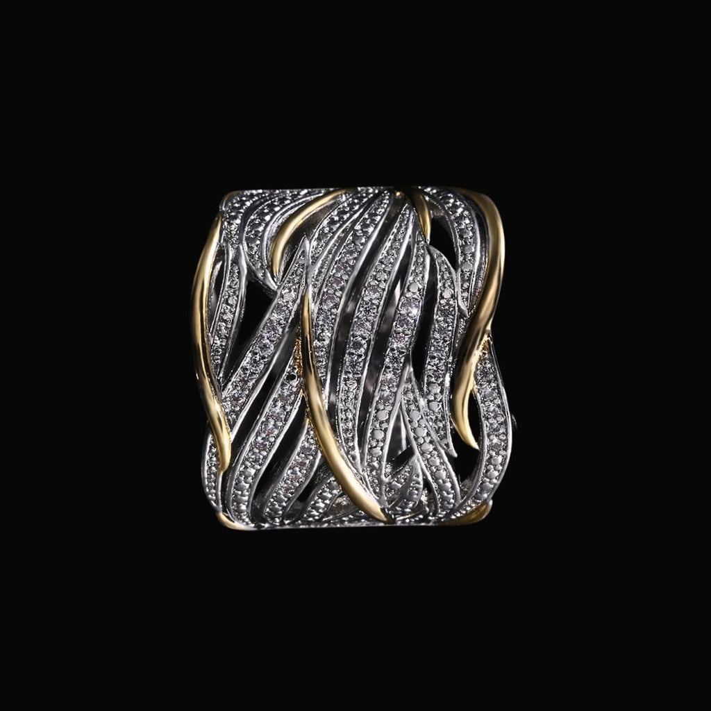Waves of Light Ring - Norse Women's Ring - Detailed View | Epic Loot Shop
