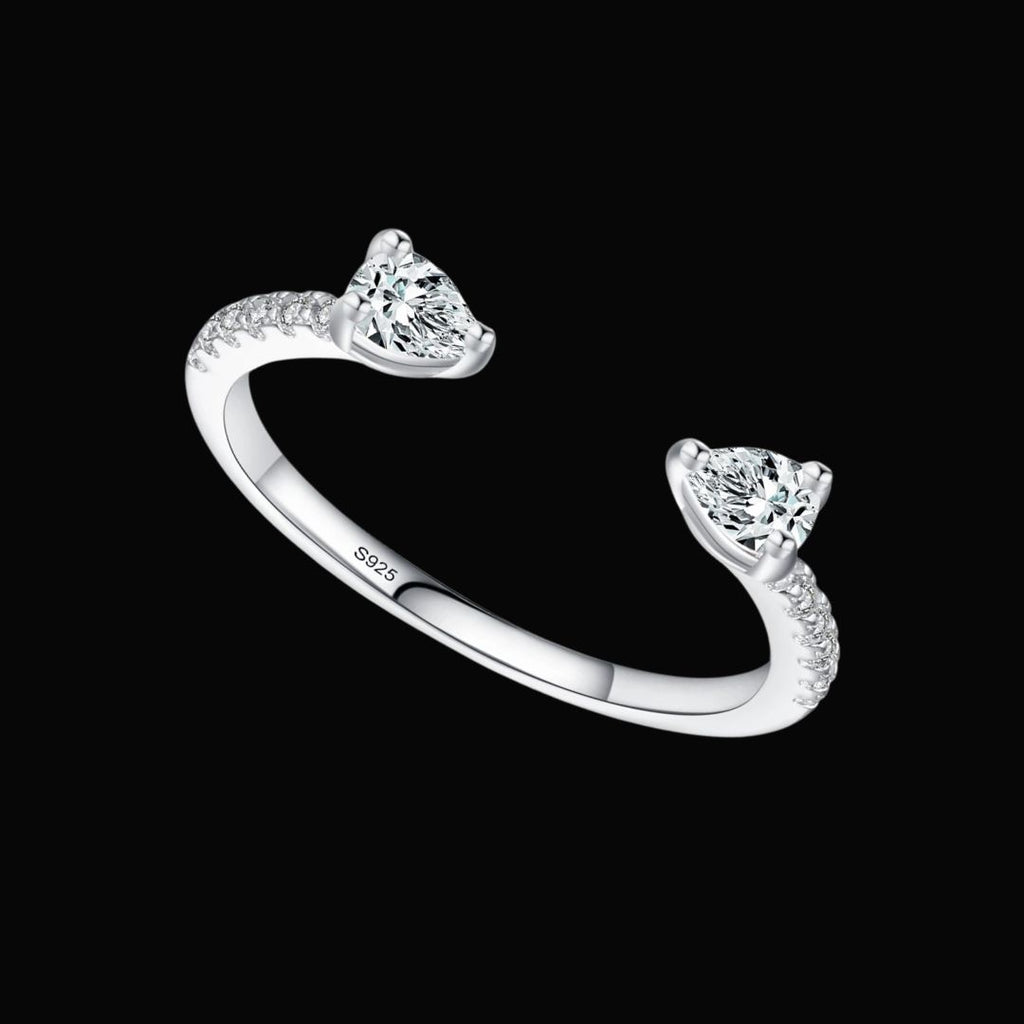 The Twin Wolves’ Ring - Norse Women's Ring - Detailed View | Epic Loot Shop