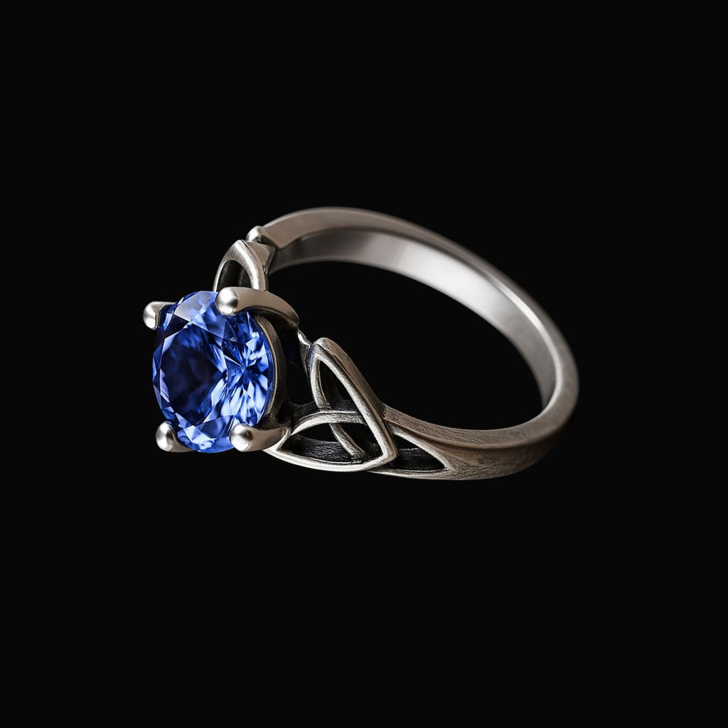 Frigg’s Skystone Ring - Norse Women's Ring - Detailed View | Epic Loot Shop