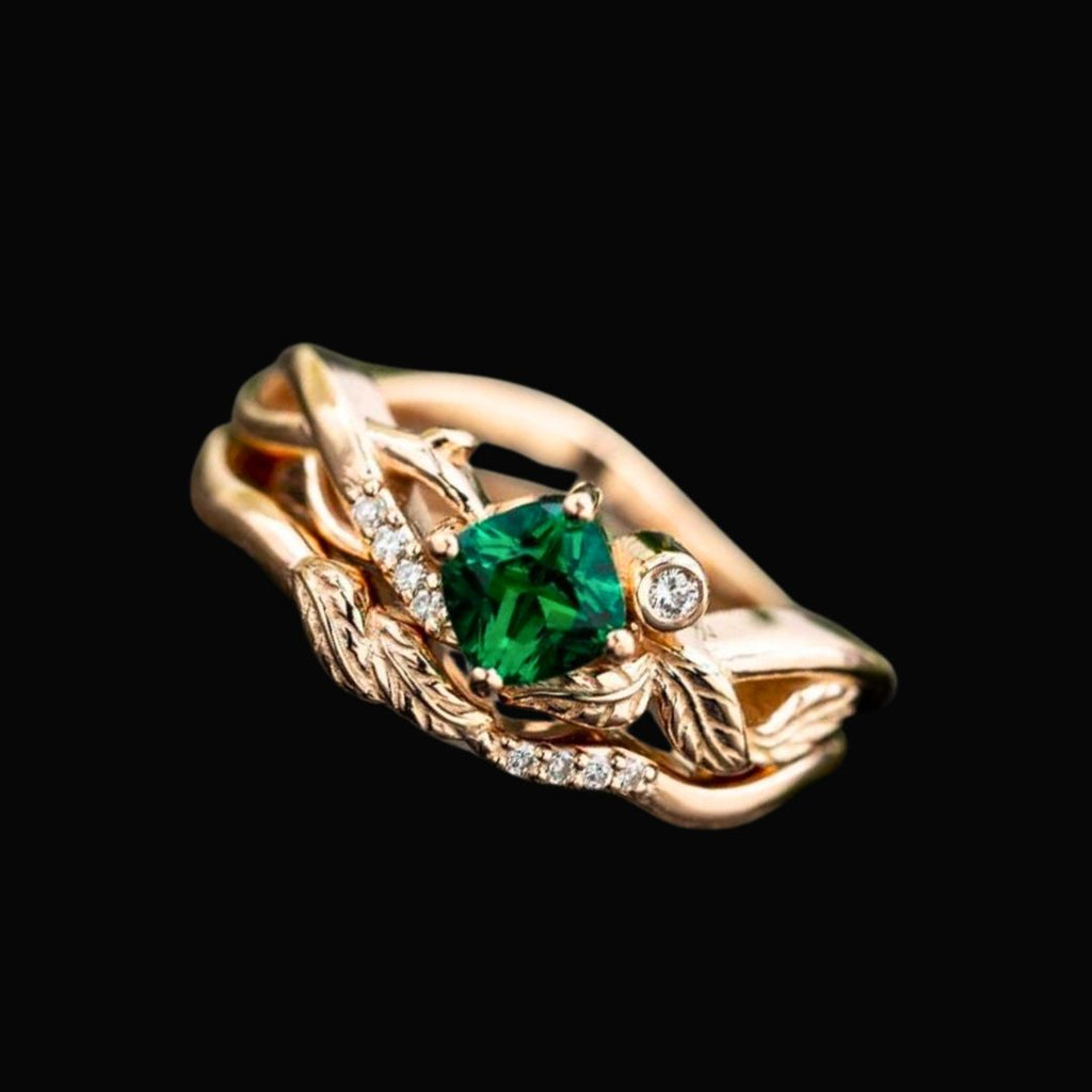 Ring of Verdant Blessings - Norse Women's Ring - Detailed View | Epic Loot Shop