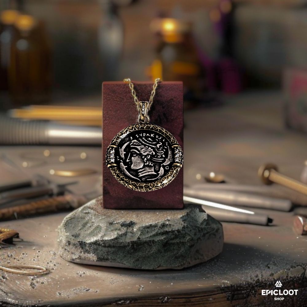 Ancient Greek Profile Pendant