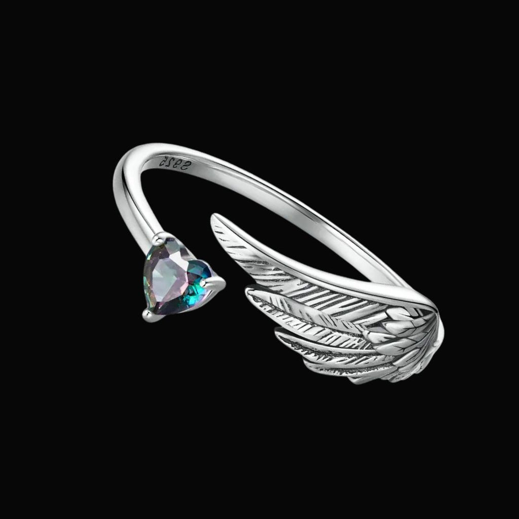Heart of the Valkyrie - Norse Women's Ring - Detailed View | Epic Loot Shop