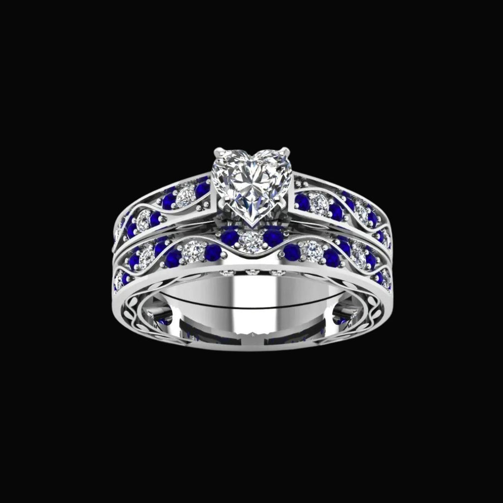 Crystal Waves Couples Ring