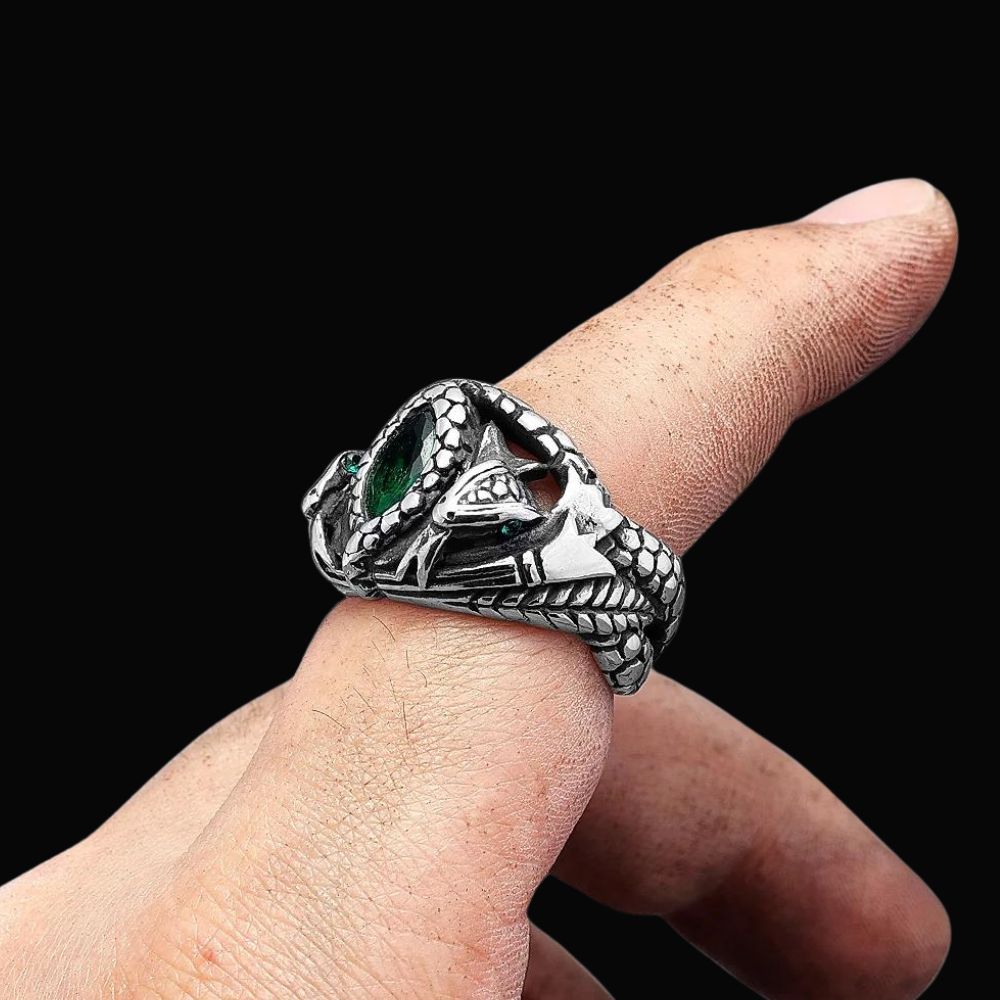 Guardian of the Midgard Serpent: Jörmungandr Ring