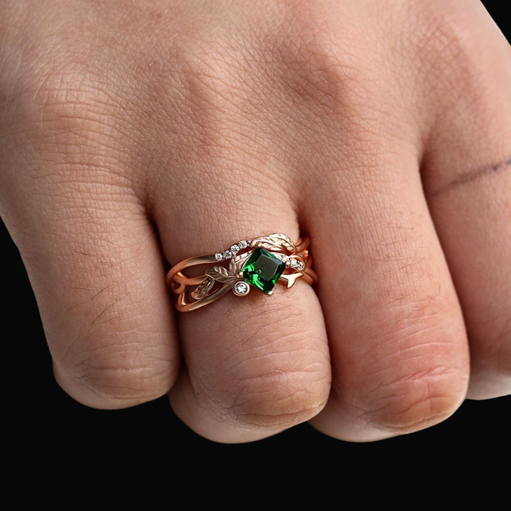 Ring of Verdant Blessings - Norse Women's Ring - Alternative Angle | Epic Loot Shop