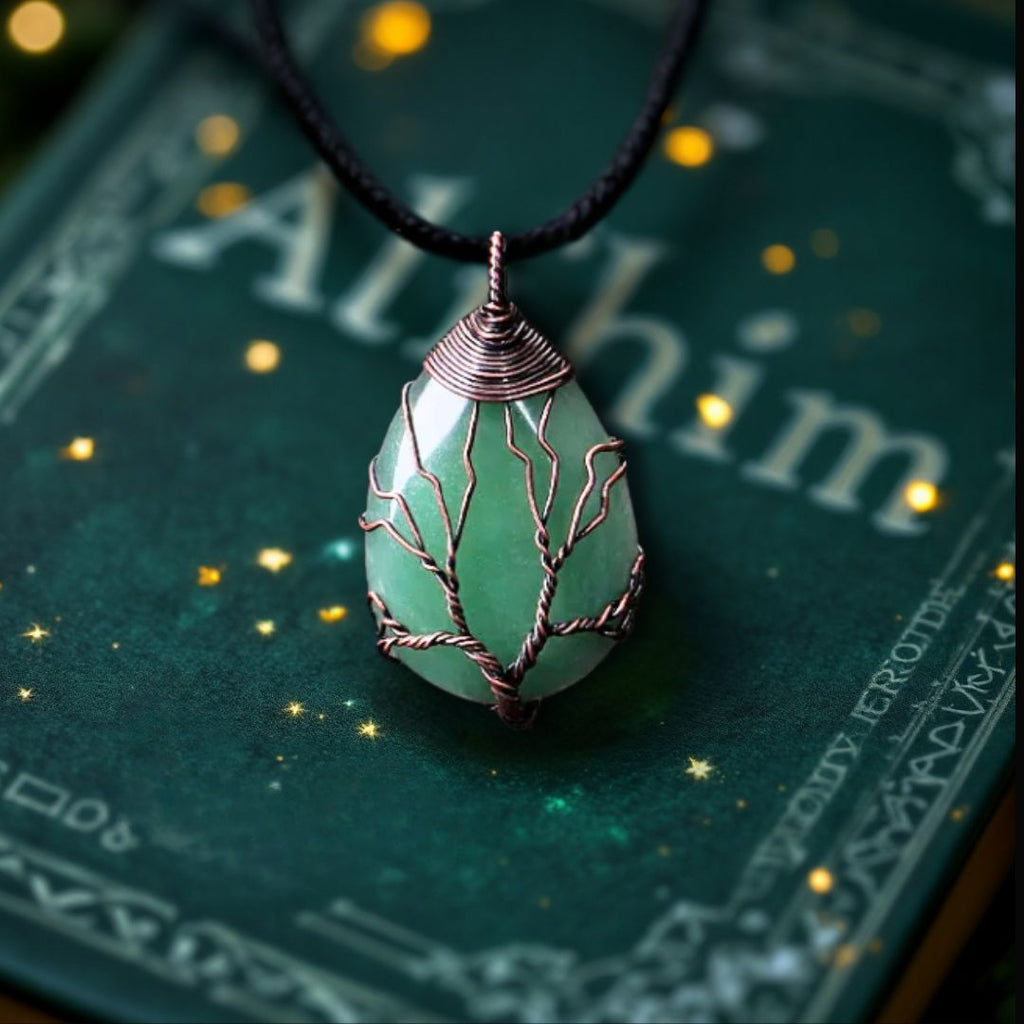 Yggdrasil Realms Crystal Pendant