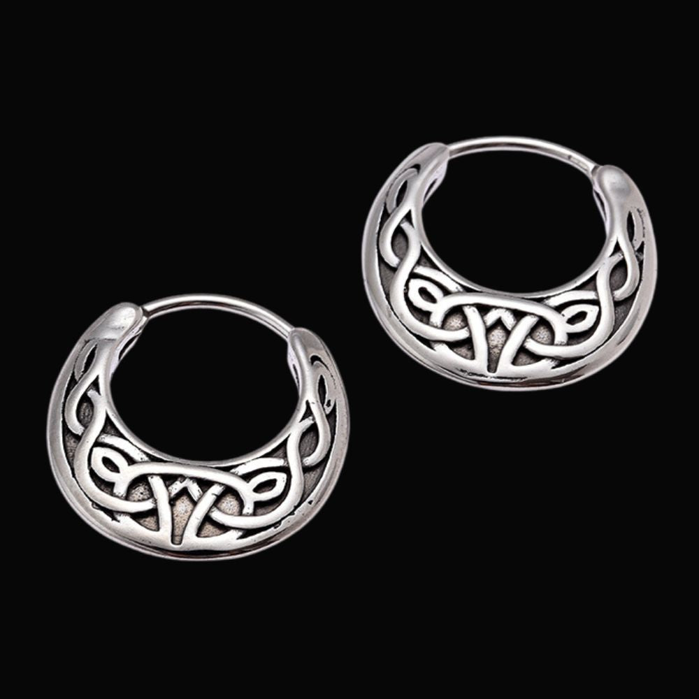 Nordic Knot Viking Earrings