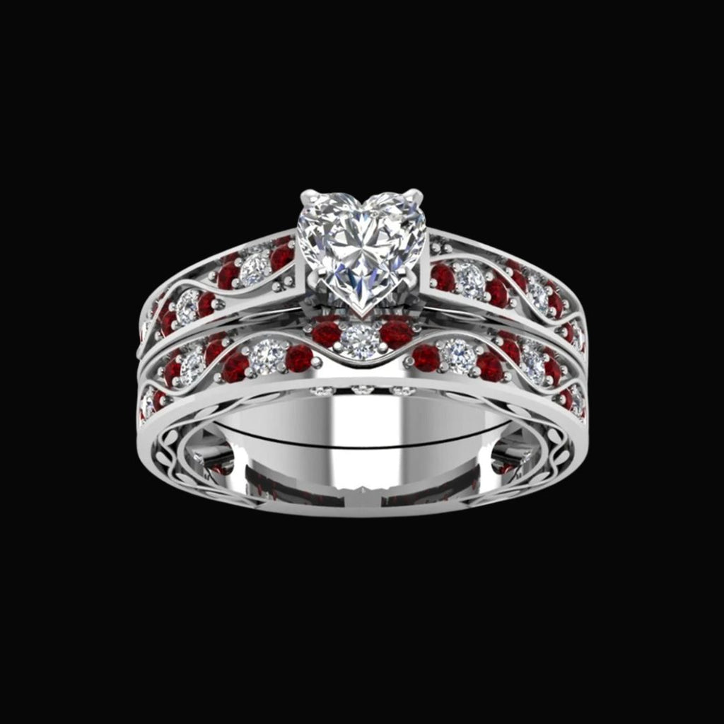 Crimson Bond Couples Ring