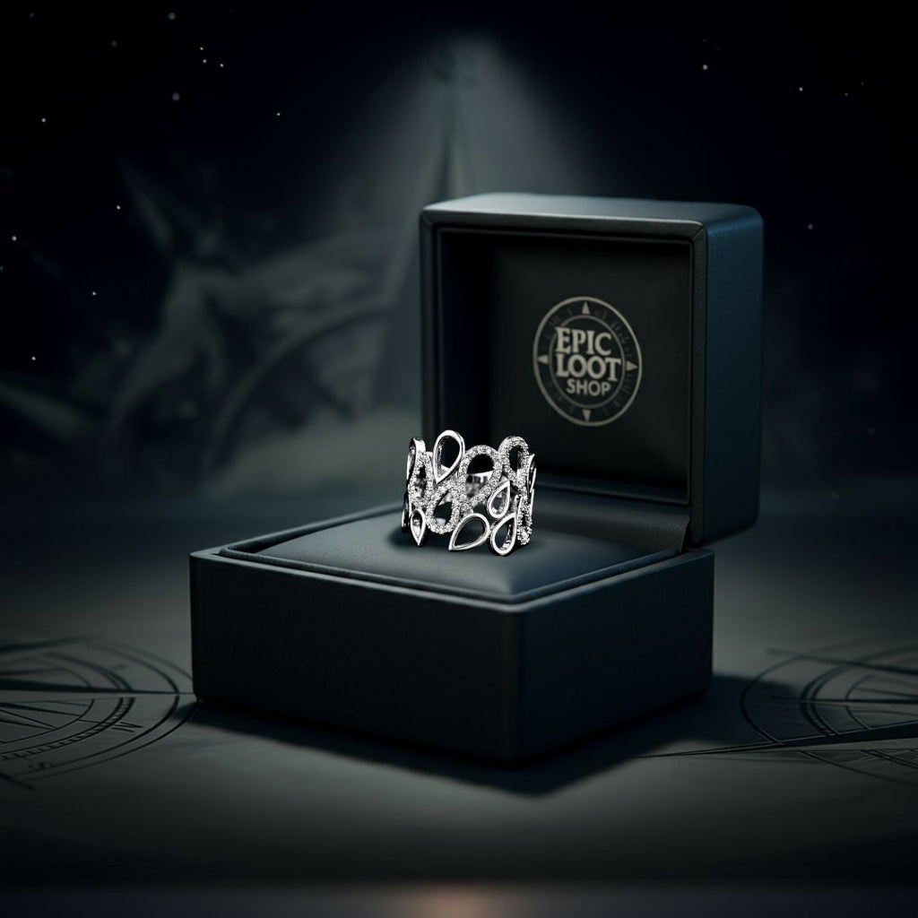 Drops of Infinity - Norse Women's Ring - Alternative Angle | Epic Loot Shop