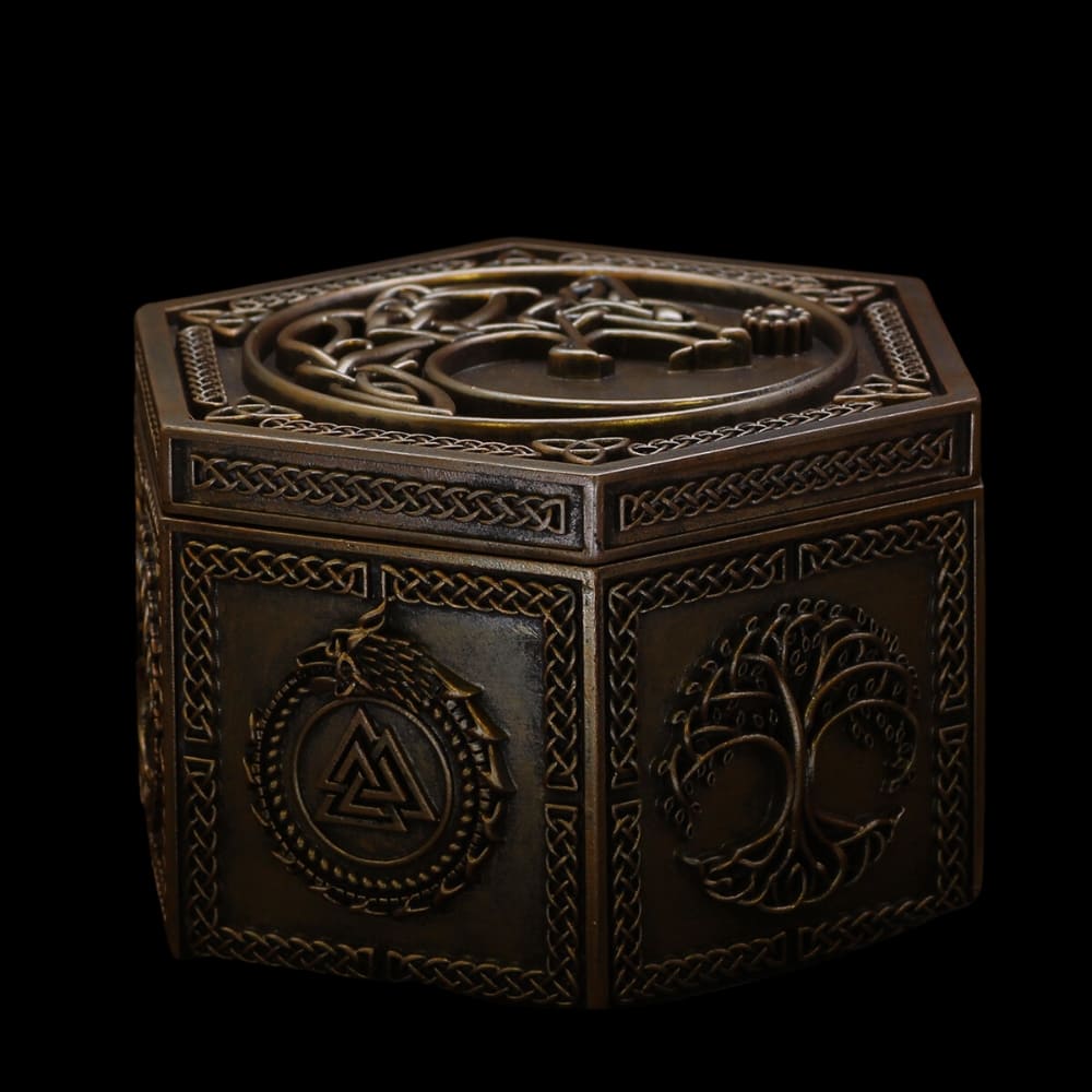 Fenrir's Handcrafted Norse-Inspired Jewelry Box