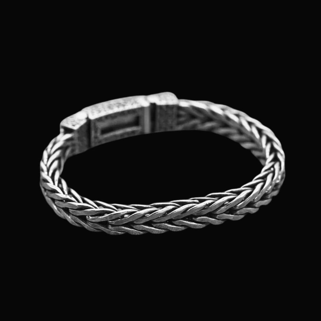 Handwoven Twist Buckle Bracelet