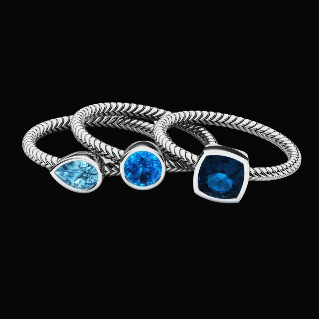 Depths of the Ocean Rings - Norse Women's Ring - Alternative Angle | Epic Loot Shop
