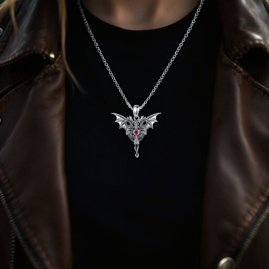 Twin Dragon Guardian Pendant