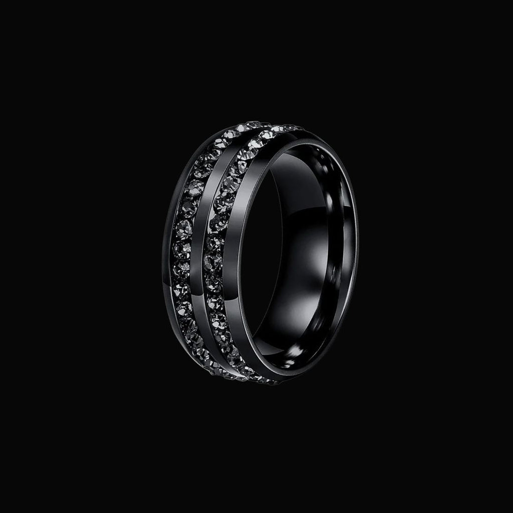Dark Serenade Couples Ring