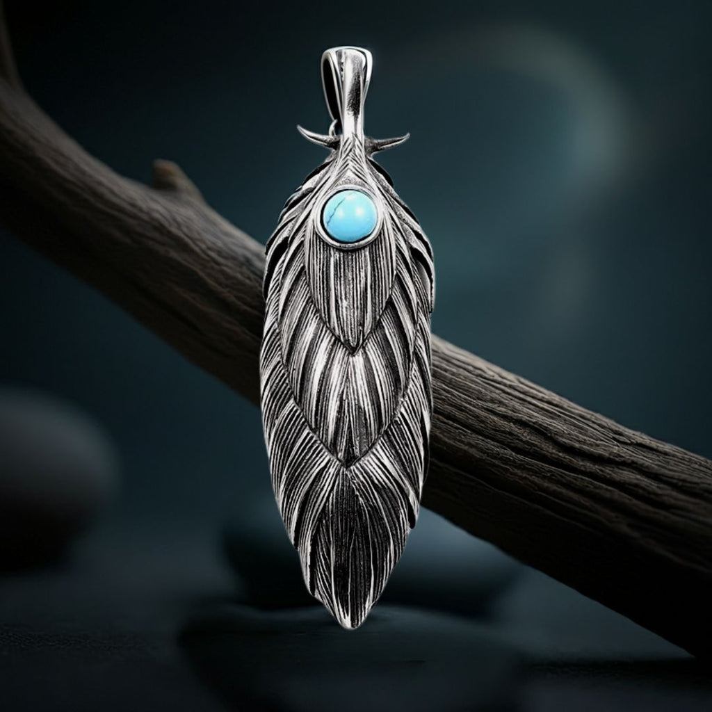 Feather of Huginn Pendant
