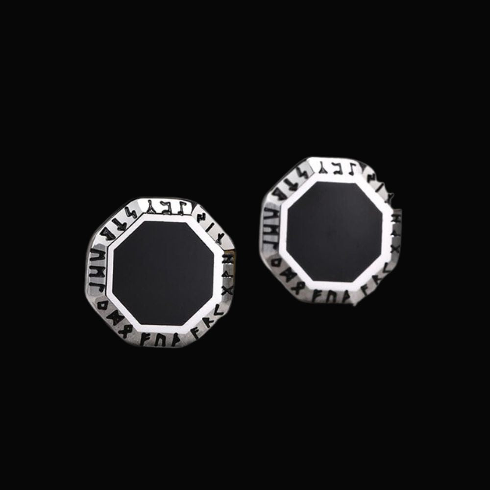 Norse Runic Viking Earrings